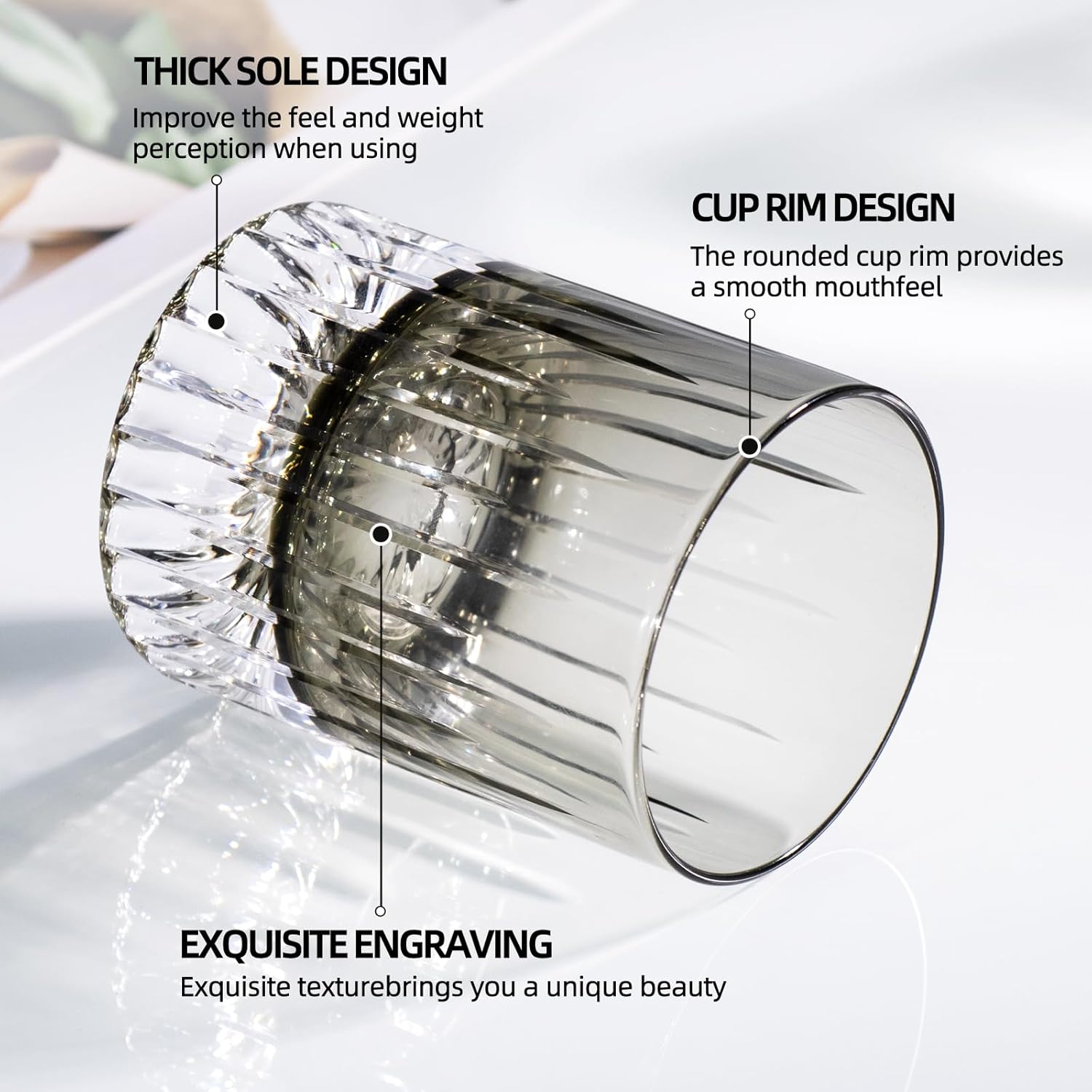 KAMMAK crystal whiskey glasses - detail image 2