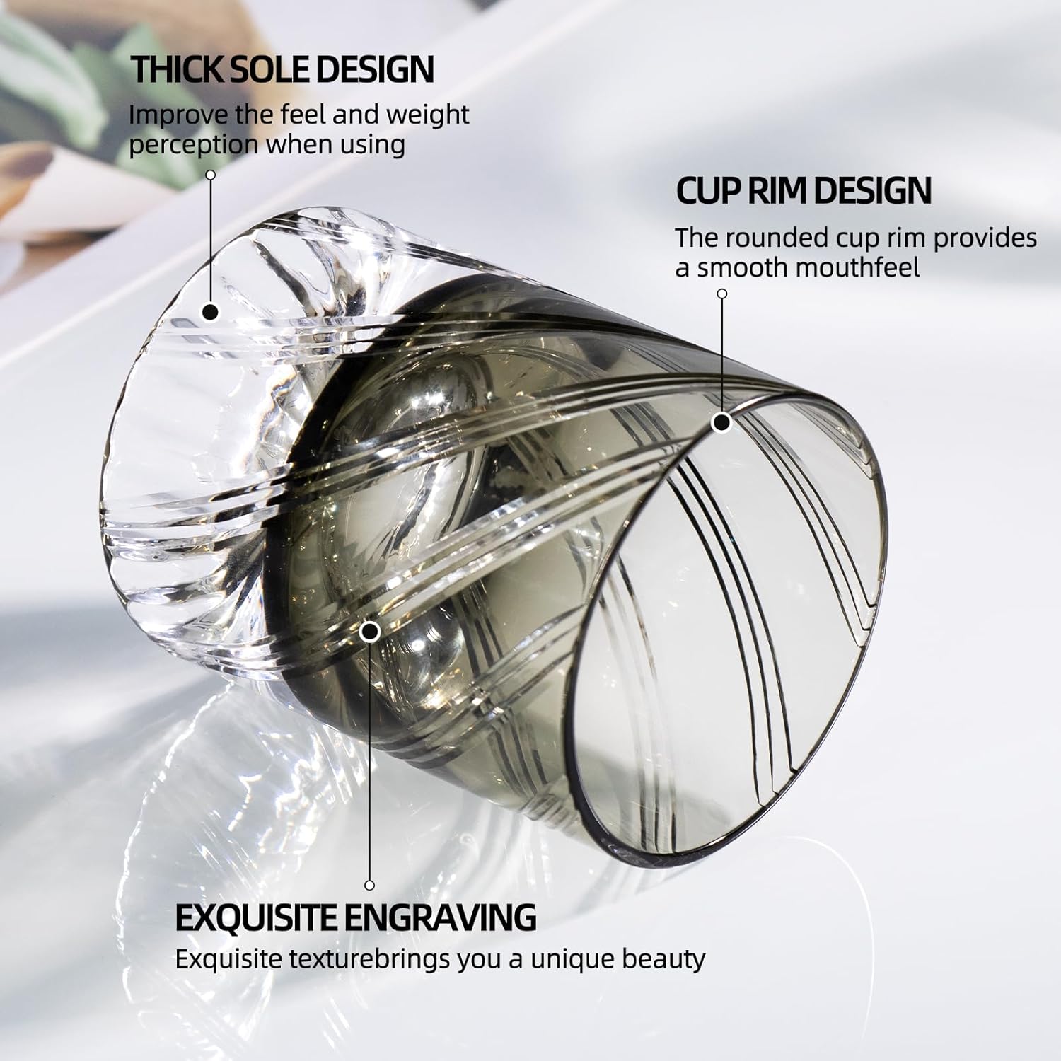 KAMMAK crystal whiskey glasses - detail image 3