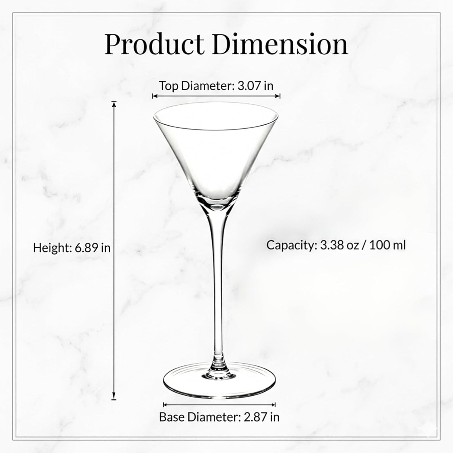KAMMAK pink porcelain martini glass - elegant cocktail and dessert serving glass