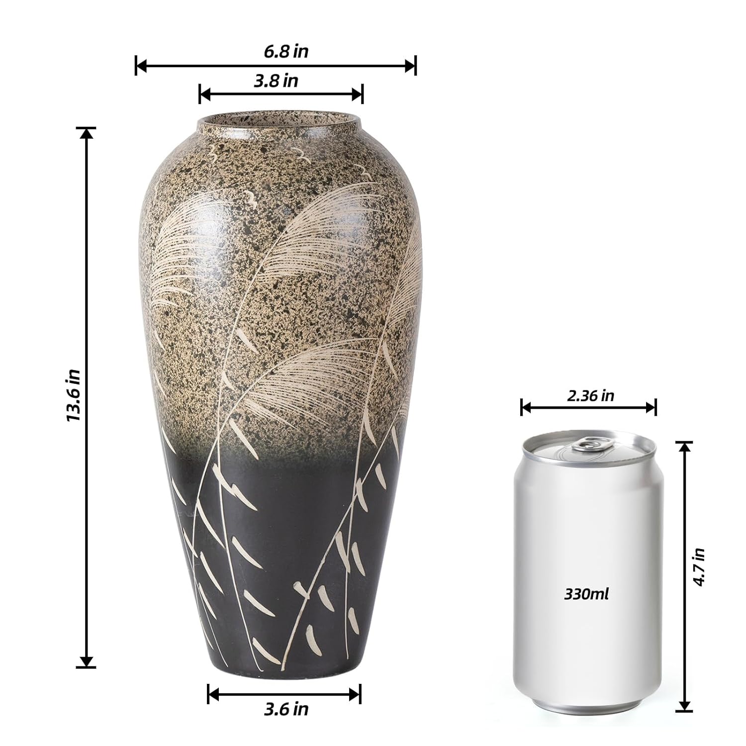 KAMMAK modern ceramic vase decorative flower vase for home decor