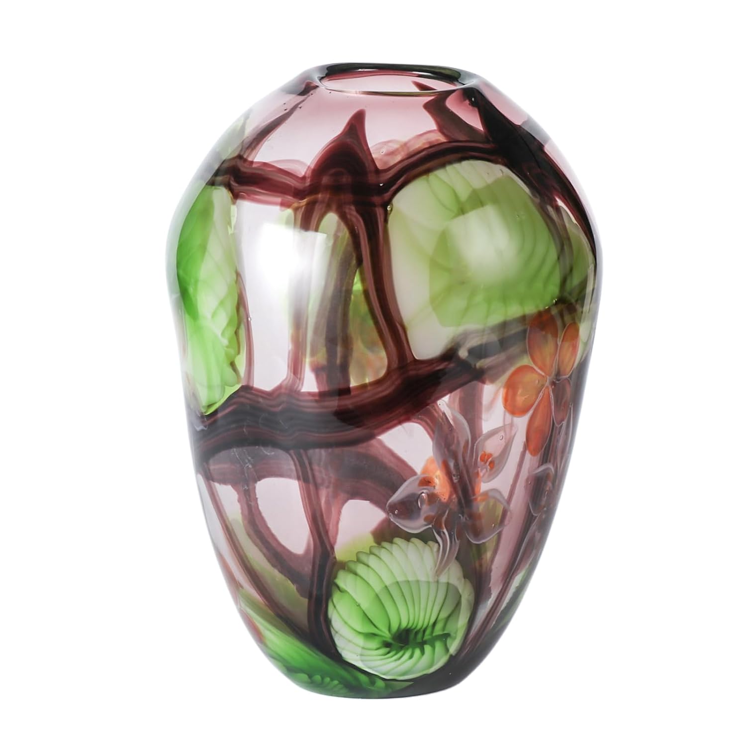 KAMMAK colored glass vase - detail image 4