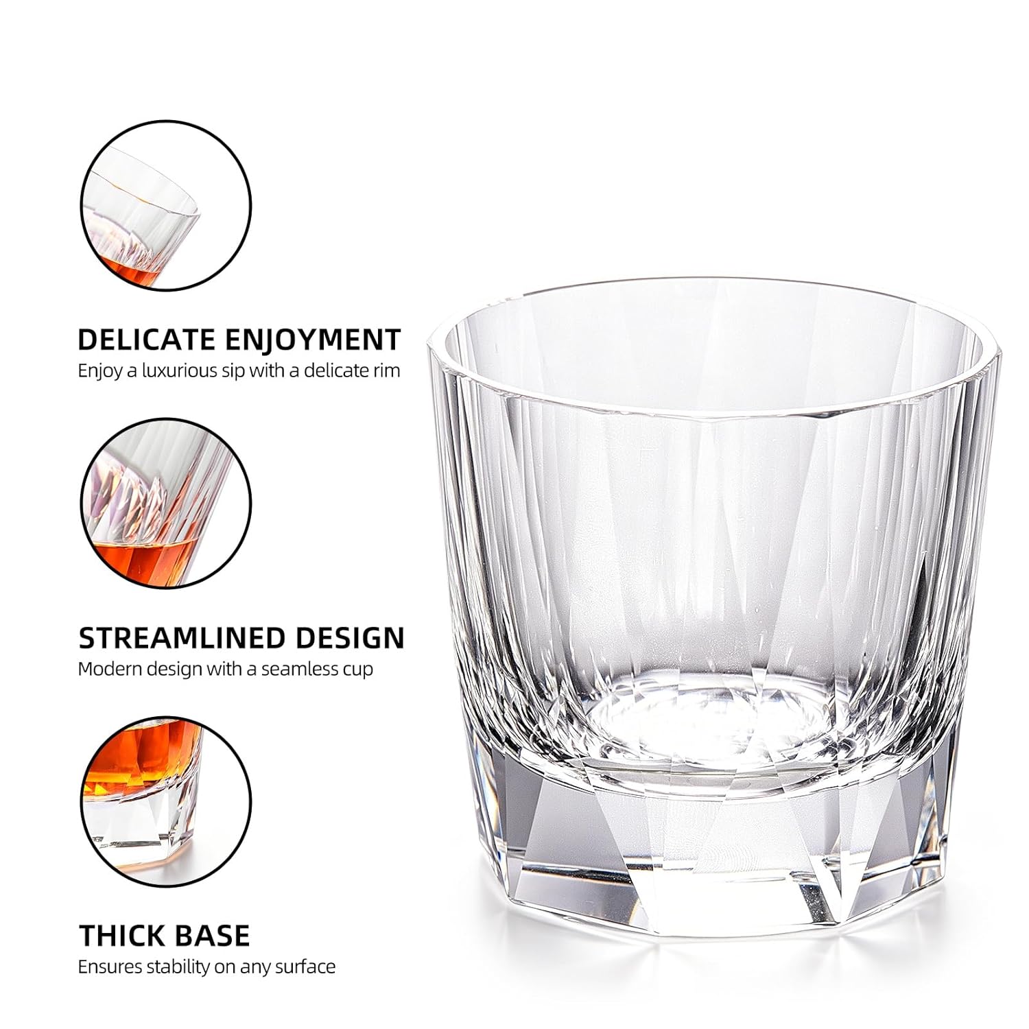KAMMAK crystal whiskey glasses - detail image 3