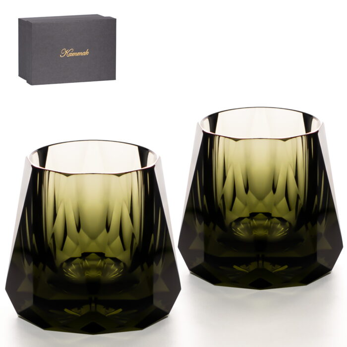 Crystal Whiskey Glasses Set of 2, 5.3oz Old Fashioned Glasses - Image 6