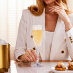 Crystal Champagne Glasses Set of 2, 6.3oz Clear Champagne - Image 3