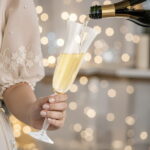 Crystal Champagne Glasses Set of 2, 7.4oz Elegnt - Image 5