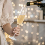 Crystal Champagne Glasses Set of 2, 6.8oz Elegnt Glass - Image 4