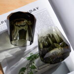 Crystal Whiskey Glasses Set of 2, 5.3oz Old Fashioned Glasses - Image 2