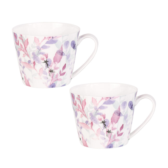 Bone China Mugs 16 oz Coffee Mugs with Handle, Tea Cup - Image 5