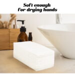 kammak Napkins White Dinner Napkins with Pocket 100 Pack - Image 5