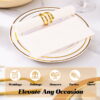 Paper Napkin11 KAMMAK 7KPSP136N-01 dinner napkins scale and proportion view image 6