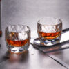 crystal whiskey glasses white (7) KAMMAK 7KPSP608N-US whiskey glasses close-up material texture detail image 4
