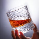 Crystal Whiskey Glasses Set of 2, Hand Blown 7.78oz Old Fashion - Image 2