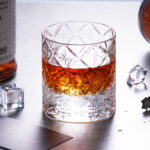 Crystal Whiskey Glasses Set of 2, Hand Blown 7.78oz Old Fashion - Image 4