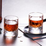 Crystal Whiskey Glasses Set of 2, Handcrafted 2.03oz Old Fashion - Image 3