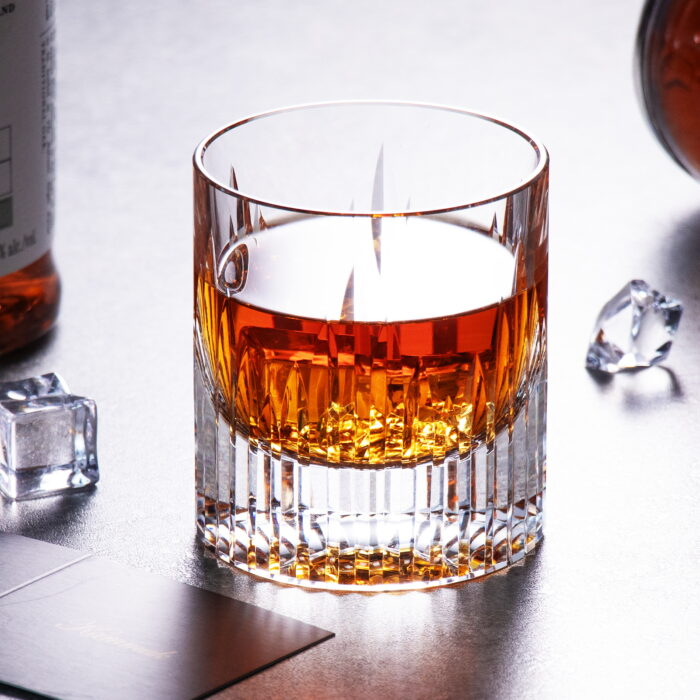 Crystal Whiskey Glasses Set of 2, Luxury 7.44oz Old Fashioned - Image 4