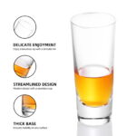 Stemless Shot Glasses Set of 2, 90ml/3oz Clear Espresso - Image 3