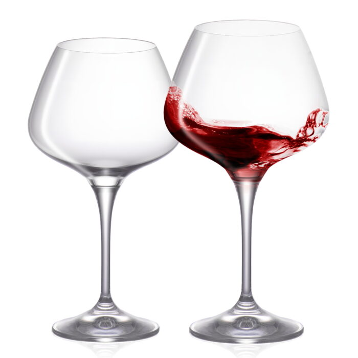 Wine Glasses Set of 2 20 oz Crystal Wine Glasses Rebecca - Image 1