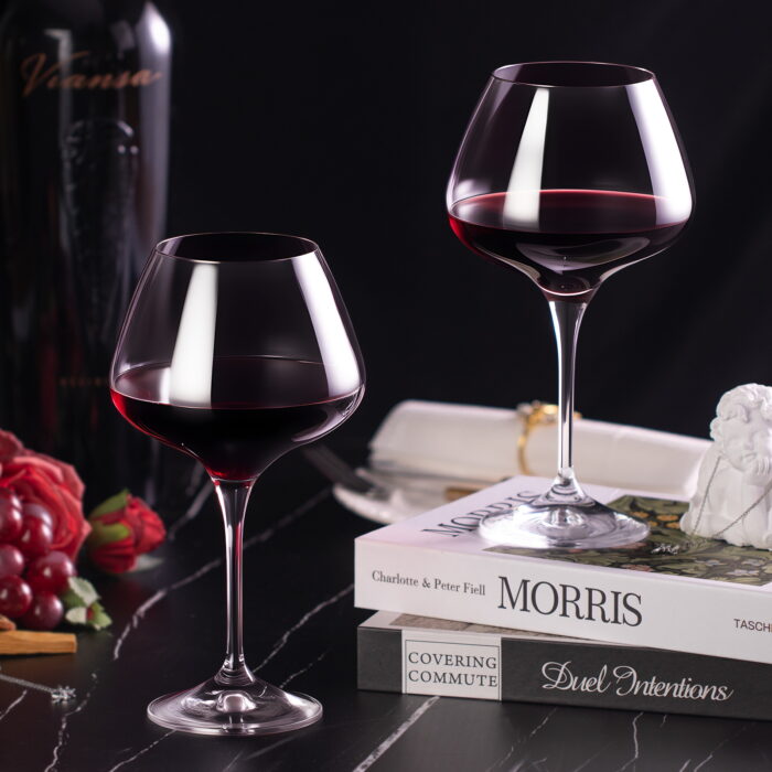 Wine Glasses Set of 2 20 oz Crystal Wine Glasses Rebecca - Image 3