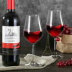 Wine Glasses Set of 2, 11.4 oz Hand Blown Crystal Bordeaux - Image 4