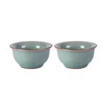 Tea Cup Set of 2 Porcelain Small Tea Cups 2oz Tea Cup