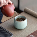 Tea Cup Set of 2 Porcelain Small Tea Cups 5oz Tea Cup Set - Image 3