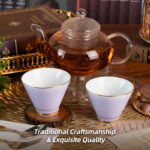 Ceramic Teacups - 150ml/5oz Coffee Cup - Set of 2 Ceramic Cups - Image 4