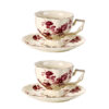 KAMMAK 7KPSP562N ceramic cup and saucer side angle view showing silhouette