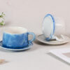 coffee cups13 KAMMAK 7KPSP724N+725N ceramic cup and saucer close-up material texture detail image 4