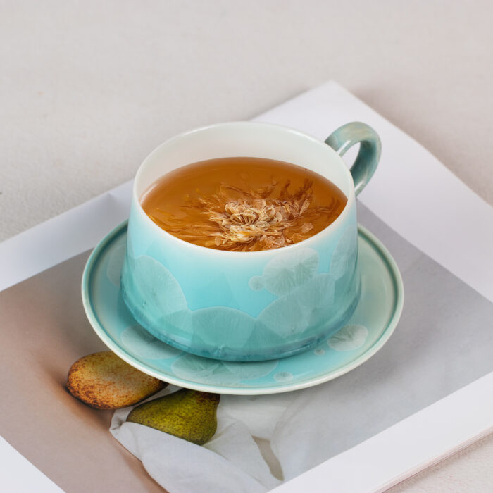 7.5oz Crystalline Glaze Espresso Mugs Ceramic for Coffee - Image 4