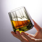 Crystal Whiskey Glasses Set of 2, Handcrafted 6.76oz Old - Image 2