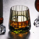 Crystal Whiskey Glasses Set of 2, Handcrafted 6.76oz Old - Image 4