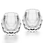 Crystal Whiskey Glasses Set of 2, Handcrafted Old