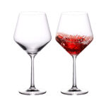 Wine Glasses Set of 2 23 oz Crystal Bordeaux Wine Glasses - Image 2