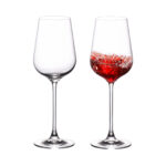 Wine Glasses Set of 2 13.6 oz Wine Glasses Thin Rim Long Stem - Image 2
