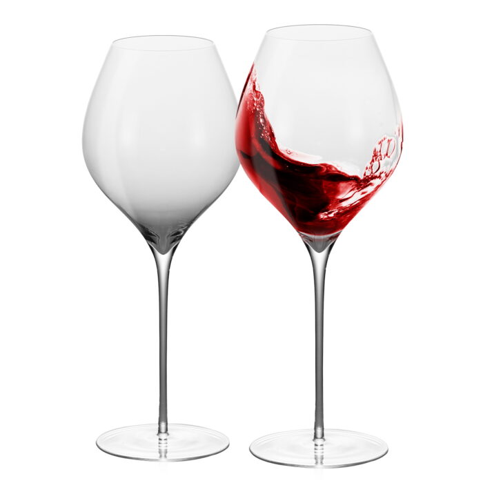 Wine Glasses Set of 2 20.29 oz Crystal Bordeaux Wine Glasses - Image 1