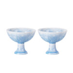 High-Footed Cup 2.2oz Hand Painted for Afternoon Tea or Coffee - Image 2