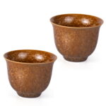 Magnolia Cup 2.25oz Ceramic Tea & Coffee Cups Set of 2 - Image 2