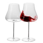 Wine Glasses Set of 2 25.7 oz Crystal Bordeaux Wine Glasses - Image 2
