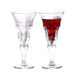 Wine Glasses Set of 2 7.2 oz Crystal Bordeaux Wine Glasses - Image 2
