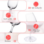 Cognac Glasses Set of 2 7.5oz Crystal Snifter Glasses with Stem - Image 6