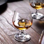 Cognac Glasses Set of 2 8oz  Crystal Snifter Glasses with Stem - Image 3