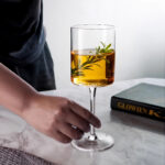 Wine Glasses Set of 2 16 oz Crystal Bordeaux Wine Glasses - Image 4