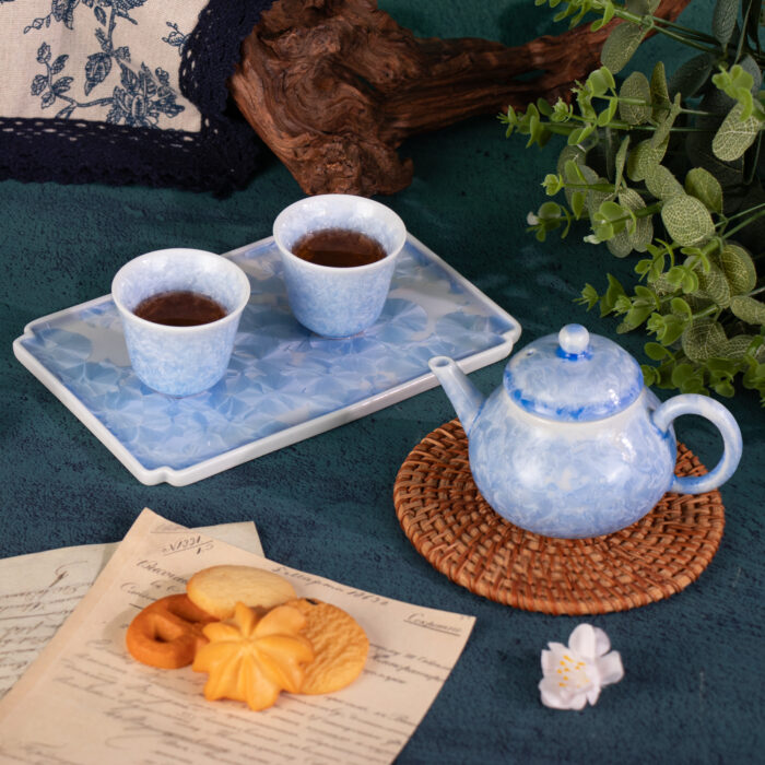 Chinese Gong Fu Tea Set Porcelain Tea Pot and Tea Cups Set - Image 2