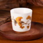 Vintage Coffee Cup Set of 2 Porcelain Teacups Espresso Mug - Image 6