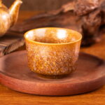 3.25oz Ceramic Tea or Coffee Crystal Meditation Cup Set of 2 - Image 4