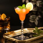 Margarita Glasses Set of 2, 6.7oz Crystal Coupe Glasses - Image 4