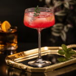 Coupe Glasses Set of 2, 8.9oz Crystal Cocktail Glasses