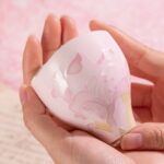 Ceramic Tea Cups 2.9oz Small Cute Vintage Coffee Cup Set of 2 - Image 4