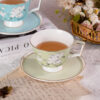 KAMMAK 7KPSP866N+867N ceramic cup and saucer side angle view showing silhouette