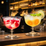 Cocktail Glasses Set of 2, 10oz Crystal Dessert Glass - Image 2